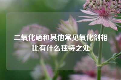 二氧化硒和其他常见氧化剂相比有什么独特之处