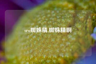 seo蜘蛛精,蜘蛛精啊